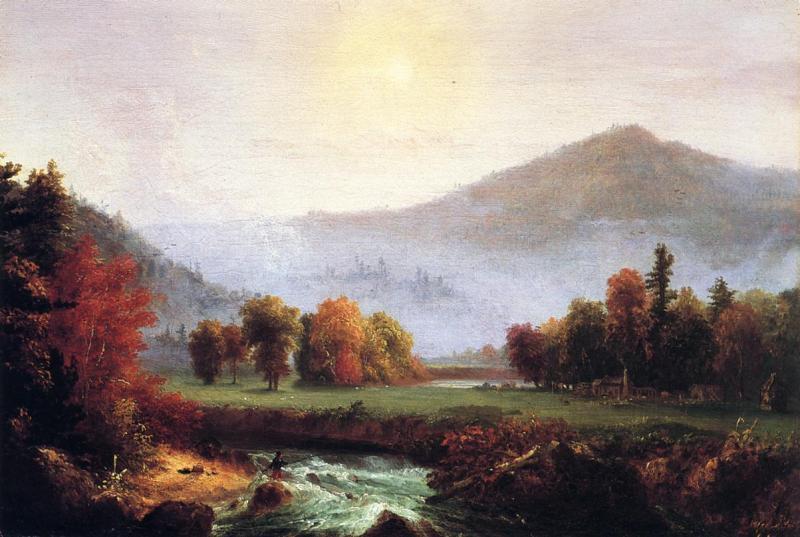 Thomas Cole Morning Mist Rising Germany oil painting art